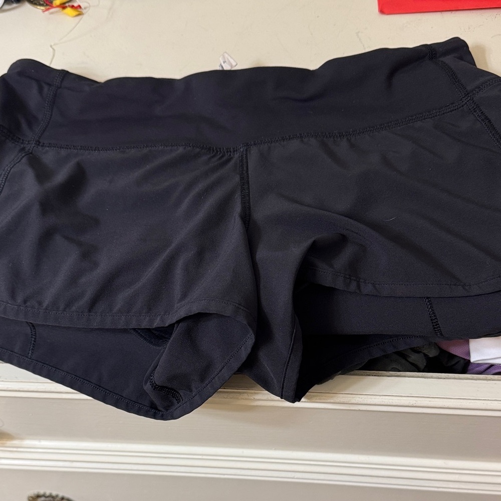 lululemon athletica Black Athletic Shorts